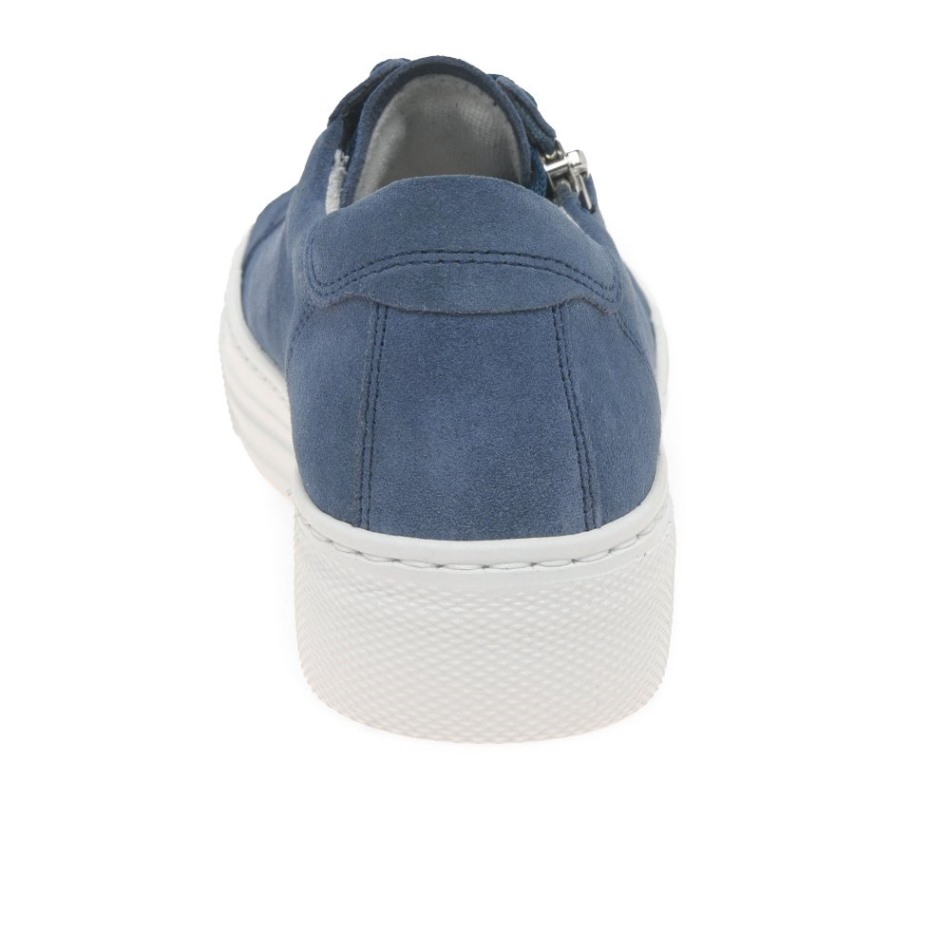 Gabour | Baskets Femme Campus En Daim Jeans Exclusifs